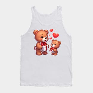 Valentine's Cartoon Delights Tank Top